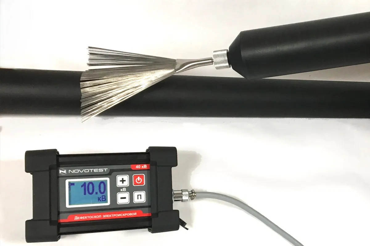 Nauhaharjaelektrodi NOVOTEST SPARK-1 -kipinätesteriin